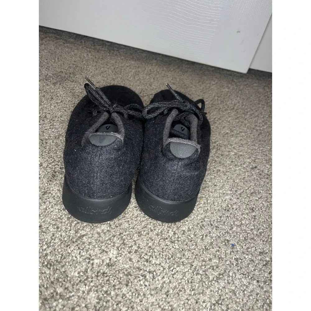 Allbirds Natural Black Merino Wool Runners Lace Up Sneaker Men's US 11‎